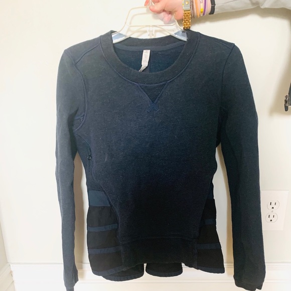 Lululemon navy sweatshirt - Picture 3 of 4